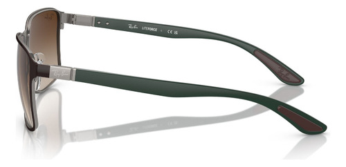 Lentes De Sol Marrón Degradado Ray-ban Rb3721188/13