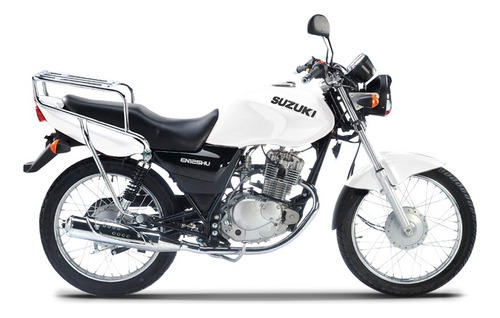 Funda Moto Rkr Broche + Ojillos Suzuki Huracan White 2020