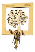 Comprar 40 Cuadros Porta Llaves Personalizado Souvenirs 15cm Mdf