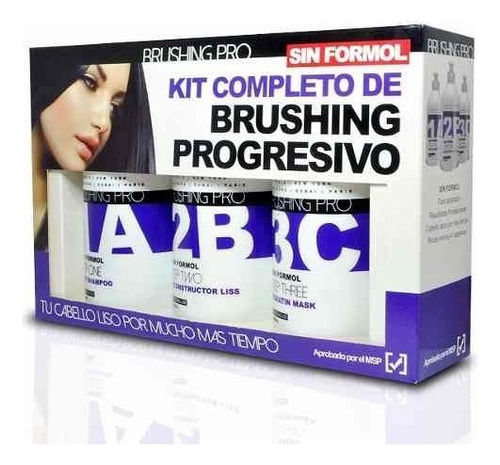 Brushing Pro 300ml Kit Brushing Progresivo Nice