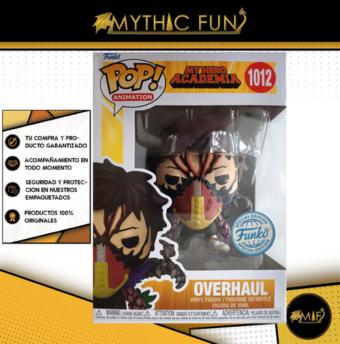 Funko Pop My Hero Academia - Overhaul 1012 Special Edition (Usado)