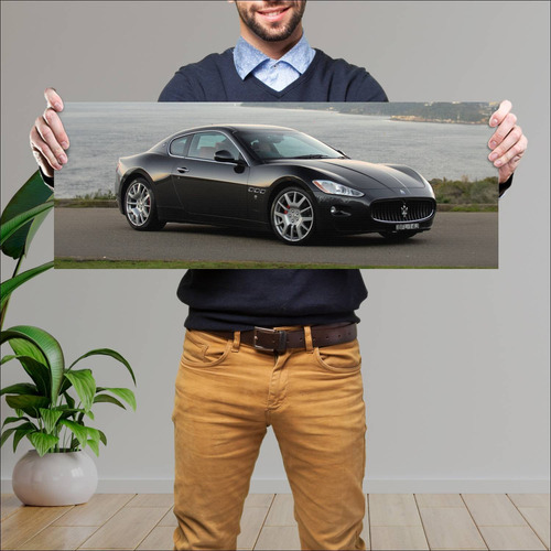 Cuadro 30x80cm Auto 2007 Maserati Granturismo Au 122