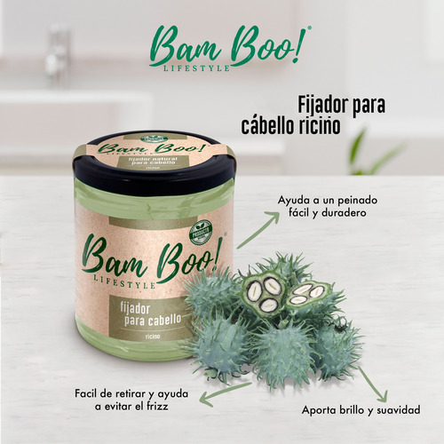 Set Cuidado Del Cabello Bam Boo! Lifestyle 4 Pzas