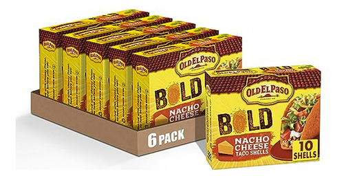 Stand 'n Stuff Bold Nacho Conchas Para Tacos Con Sabor A Que