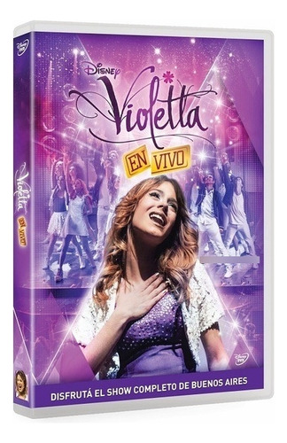 Violetta En Vivo Pelicula Dvd Original Sellada Disney