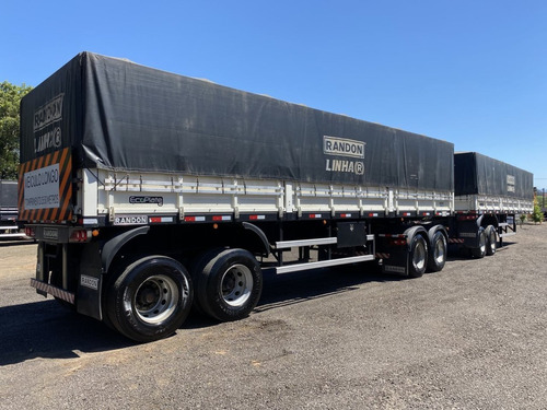 Imagem 3 de 14 de Rodotrem Graneleiro Randon Com Dolly 2019 Revisado Com Pneus