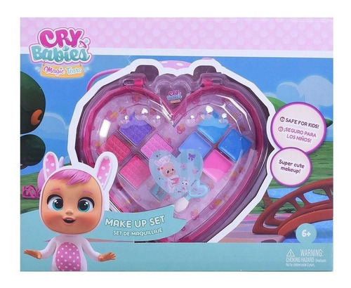 Imagen 2 de 7 de Cry Babies Maquillaje Infantil Make Up En Forma De Corazón