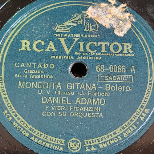 Pasta Daniel Adamo Vieri Fidanzini Orq Rca Victor C551