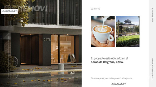 Departamento Monoambiente En Belgrano Estudio