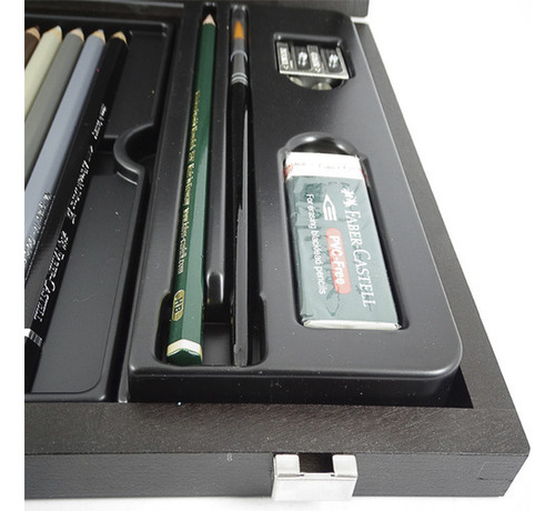 Estojo Madeira Faber Castell Lápis Aquarelável 48 Cores