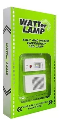 Lanterna Emergencia Watter Lamp Led Funciona Com Agua E Sal