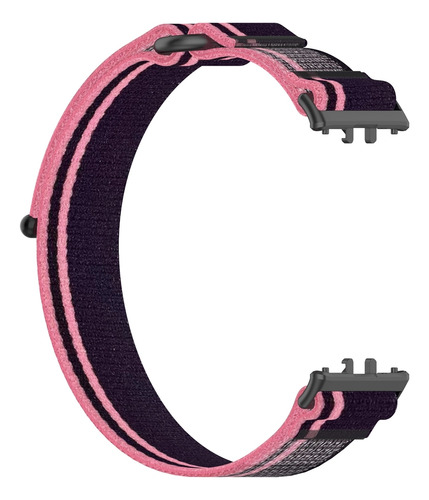 Pulseira Loop Trilha Ltimports Para Samsung Galaxy Fit3 R390 Cor Lt-rosa-roxo