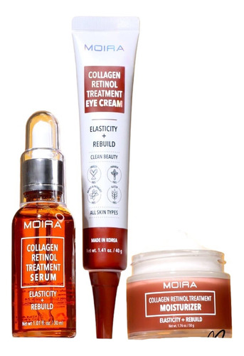 Set De Skincare Para Pieles Maduras Colageno & Retinol Moira