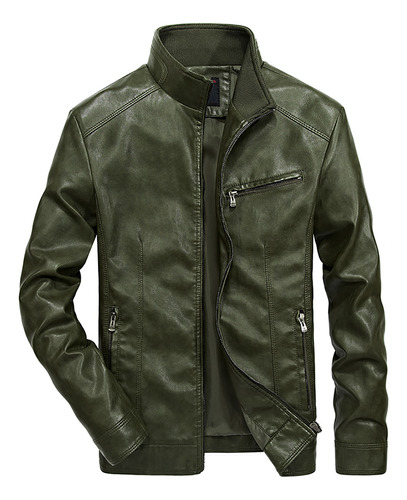 Chaqueta De Piel Tipo B Para Hombre Y Uniforme Casual De Béi