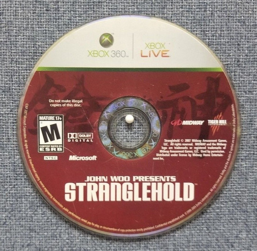 John Woo Presents Stranglehold Xbox 360 Usado Blakhelmet C