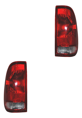 Par Juego Calaveras Ford F-150 / F-250 / Lobo 1997 -2003 Bsj