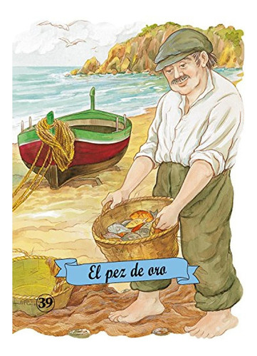 El pez de oro (Troquelados clásicos), de Cuento popular ruso. Editorial COMBEL, tapa pasta blanda, edición 1 en español, 2004