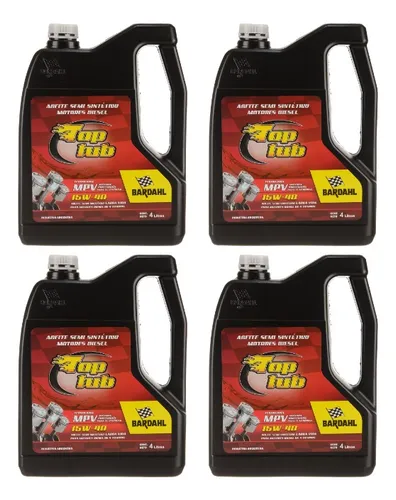 Kit Aceite 15w40 Semisintetico Diesel 4 L Bardahl X 4 Uni