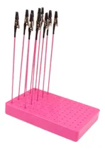 Comprar 10 Piezas Clips De Pintura Soporte De Modelo Rosa Y 10 Clips