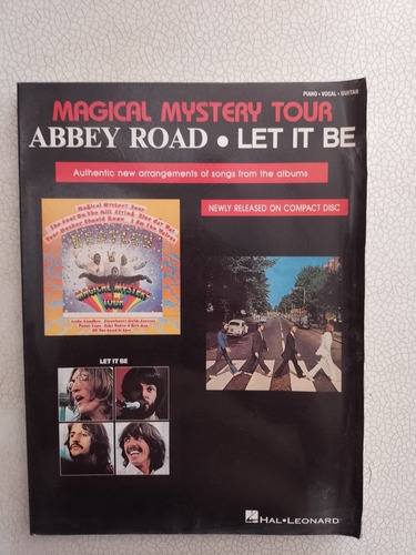 Partituras The Beatles Abbey Road Magical Let Ir Be La Plata