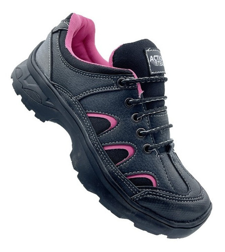 Imagen 1 de 6 de Bota Borcego Mujer Trekking Trabajo Seguridad 36/41!