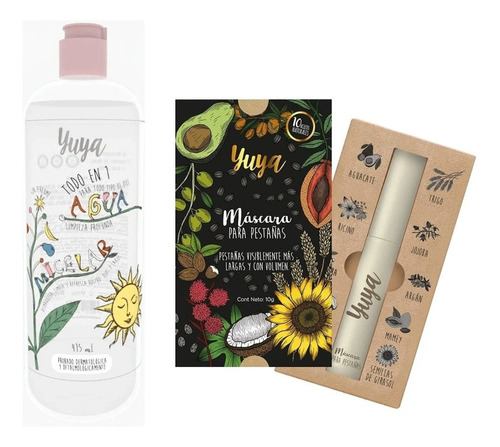 Yuya Kit Máscara De Pestañas 10 Aceites + Agua Micelar