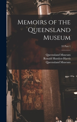 Libro Memoirs Of The Queensland Museum; 33 Part 1 - Queen...