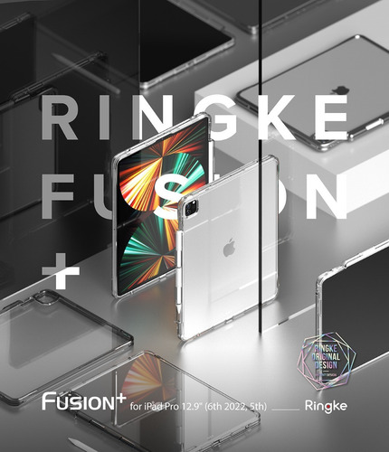Imagen 4 de 7 de Funda Para iPad Pro 12,9 6ª & 5ª Generac 2022 Ringke Fusion