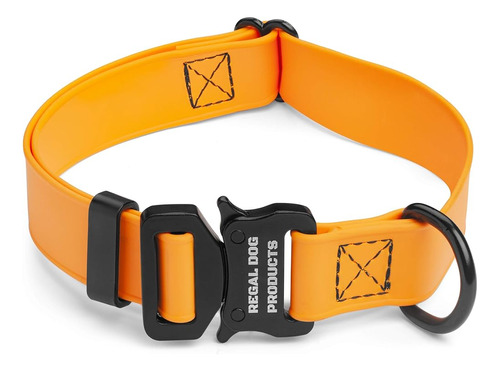 Regal Dog Products Collar Para Perros Naranja De Ajuste Pers