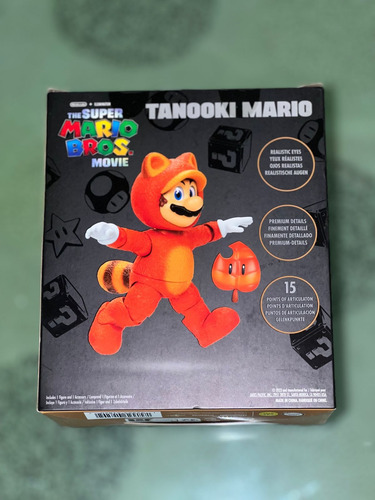 Super Mario Bros The Movie. Mario Tanooki De Jakks Pacific