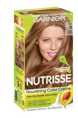 Tinta Garnier Nutrisse 70 Color Champaña