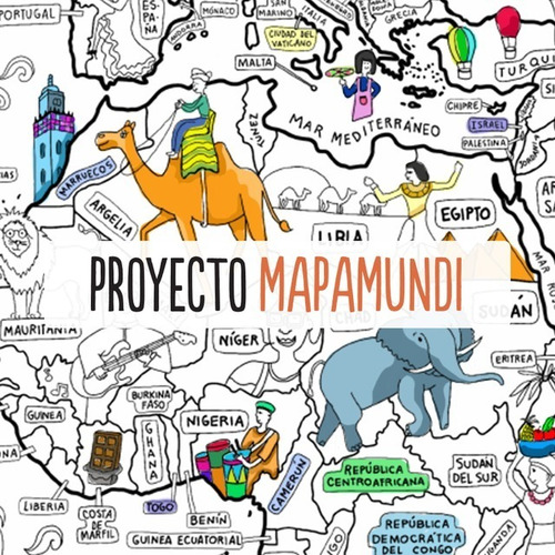 Mapa Mapamundi Paises Para Colorear Pintar Juego Familia