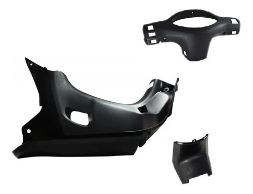 Kit Cubre Piernas Gilera Smash 110 Negro 3 Piezas