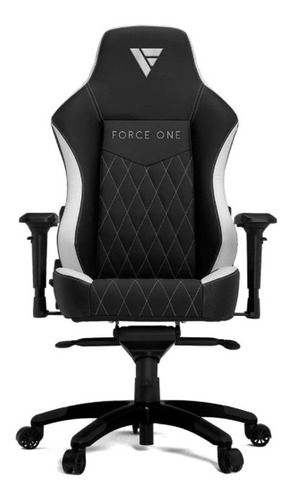 Cadeira Gamer Force One Ultimate 800 Preta E Branca