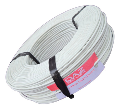 Cable Telefonico 2 Pares Rollo 100 Metros