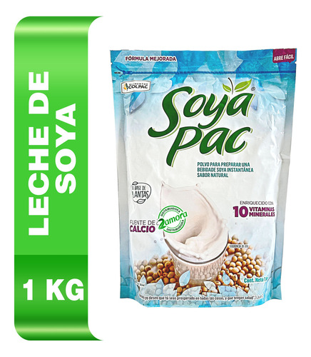 Leche O Bebida De Soya En Polvo Soyapac 1 Kg