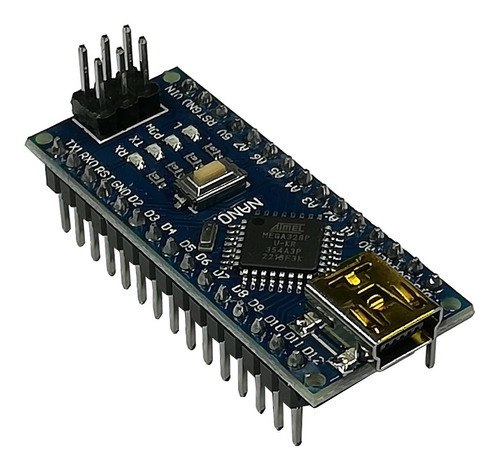 Modulo Arduino Nano Ch340 Con Puerto Mini Usb Con Cable