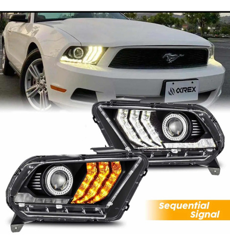 Faros Led Secuencial Ford Mustang 2010 2011 2012 2013 2014