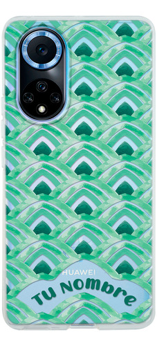 Funda Para Huawei Mujer Acuarela Con Tu Nombre