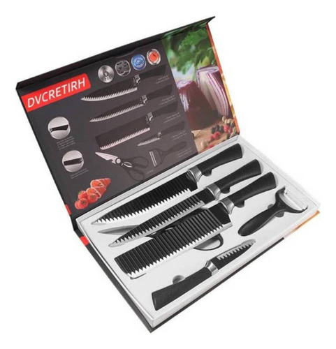 Set De Cuchillos 6 Piezas Er-0238a
