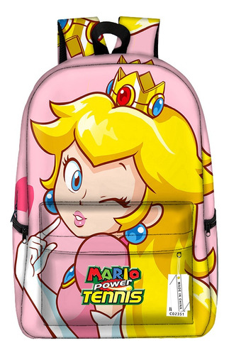 Mochilas Escolares Populares Princess Toadstool Peach Super Mario Bros Mochilas De Estudiantes