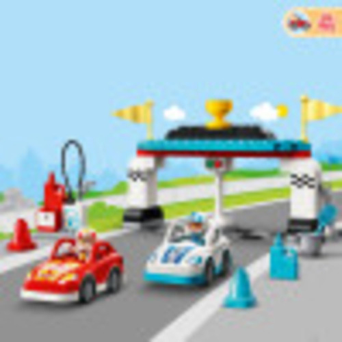 Brinquedo De Construção Lego Duplo Town Race Cars 10947 Para