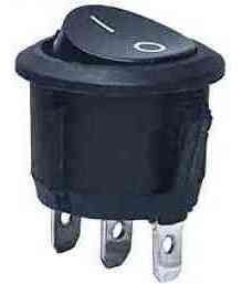 Chave Interruptor Kcd1-105 Kcd1 105 23mm 3pinos 250v 6a