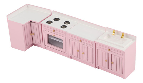 Mueble De Cocina Doll House, Accesorio En Miniatura 1:12