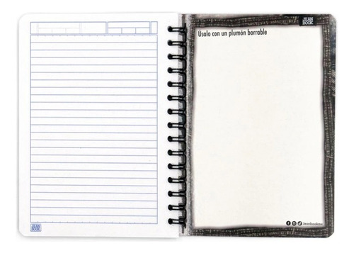Kit De 3 Cuadernos Cuadro Chico Jean Book 524176 100 H. C5