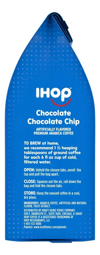 Café Molido Ihop Chocolate Y Chispas De Chocolate 312 Gr