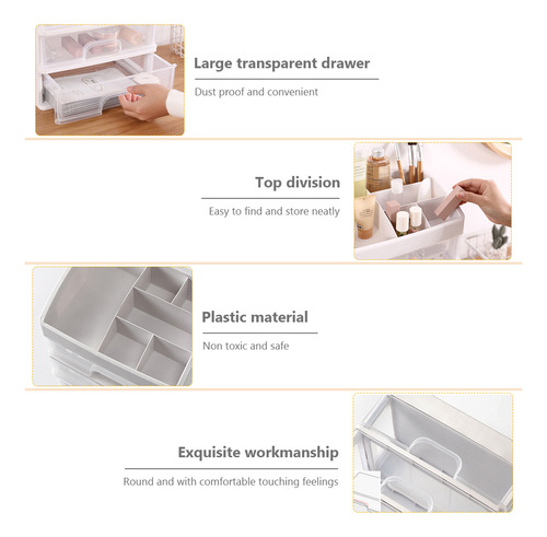 Organizador De Maquillaje Cosmético, Caja De Almacenamiento