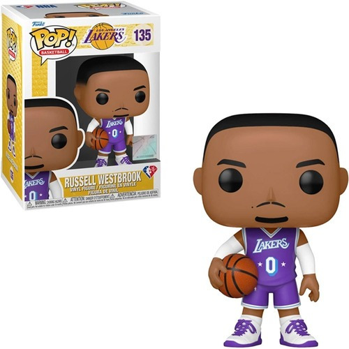 Funko Pop Russel Westbrook #135 - Los Angeles Lakers - Nba