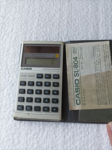 Calculadora Vintage Casio Sl-804