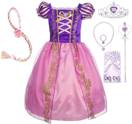 Muchachas Princess Dress Up Disfraz Halloween Fancy Par...